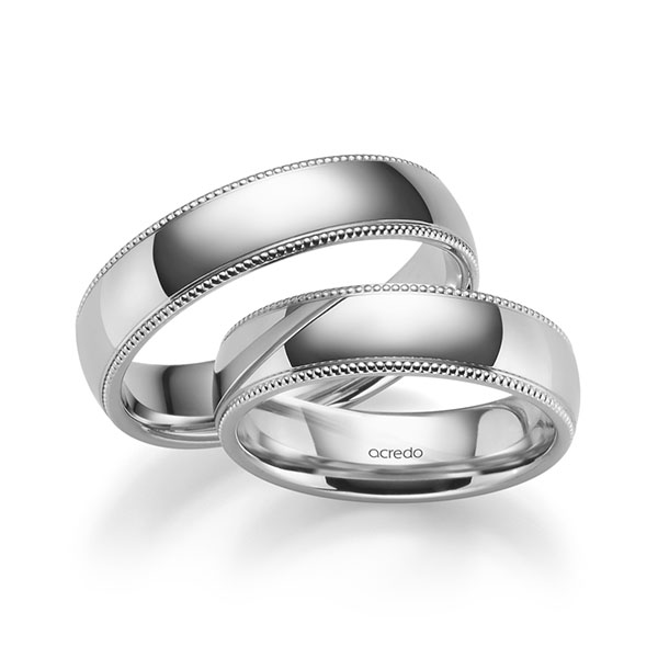 Trouwringen - Wit goud - S-1277-9