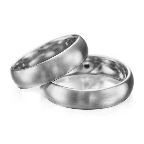 Trouwringen - Platina/Grijs goud - A-1077-7