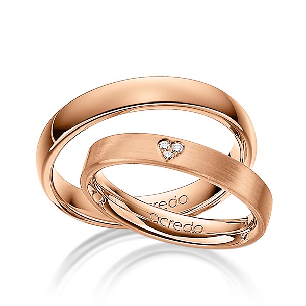 Trouwringen - Rood goud - A-1243-5