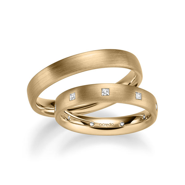 Trouwringen - Rosé goud - A-1004-9