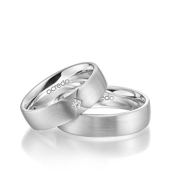 Trouwringen - Wit goud - A-3010-2