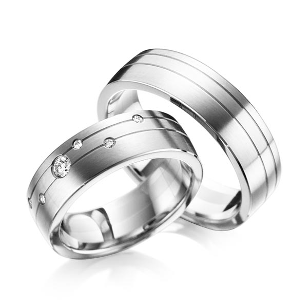 Trouwringen - Wit goud - A-6021-11