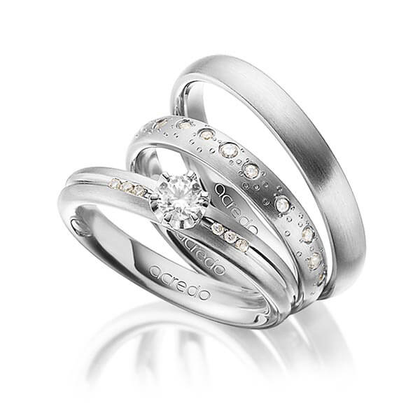 Trouwringen - Platina - A-1443-4