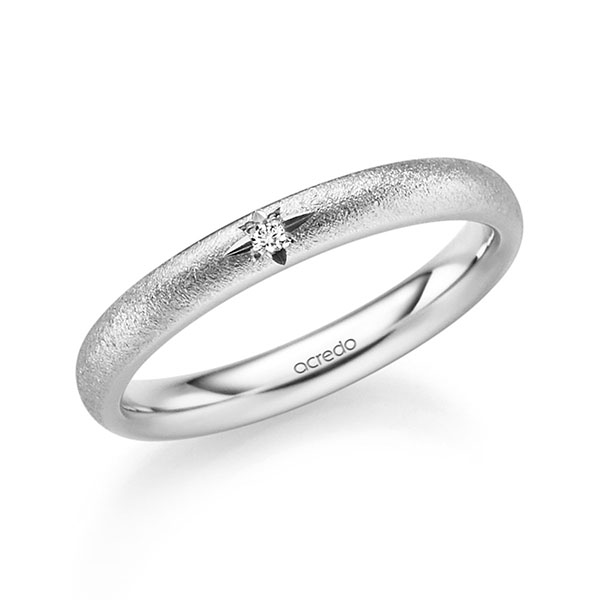 Trouwringen - Wit goud - S-1344-1