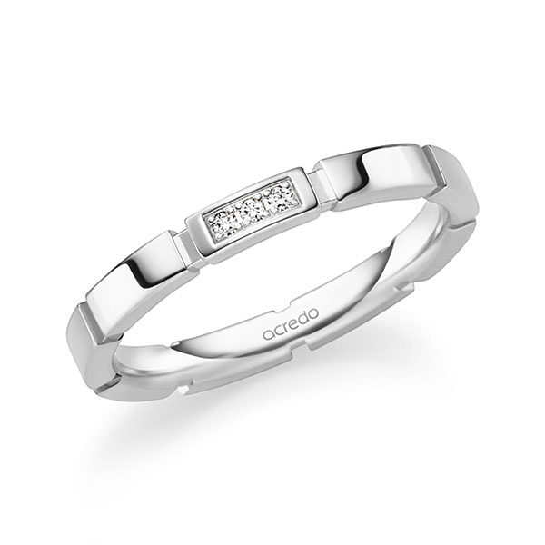 Trouwringen - Wit goud - A-2634-5