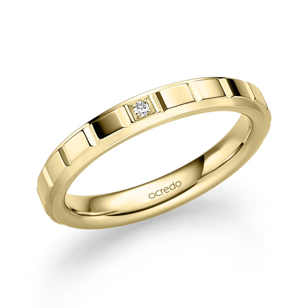 Trouwringen - Geel goud - A-2485-4