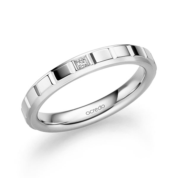 Trouwringen - Wit goud - A-2485-6