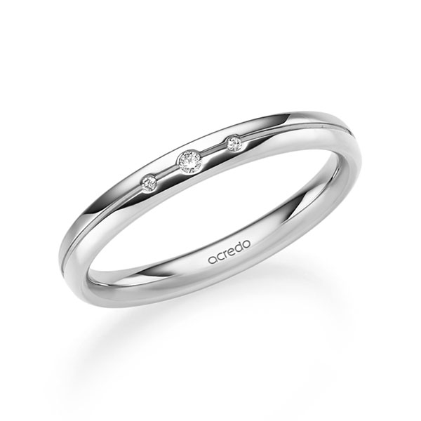 Trouwringen - Wit goud - A-2539-5