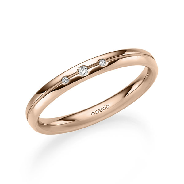 Trouwringen - Rood goud - A-2539-8