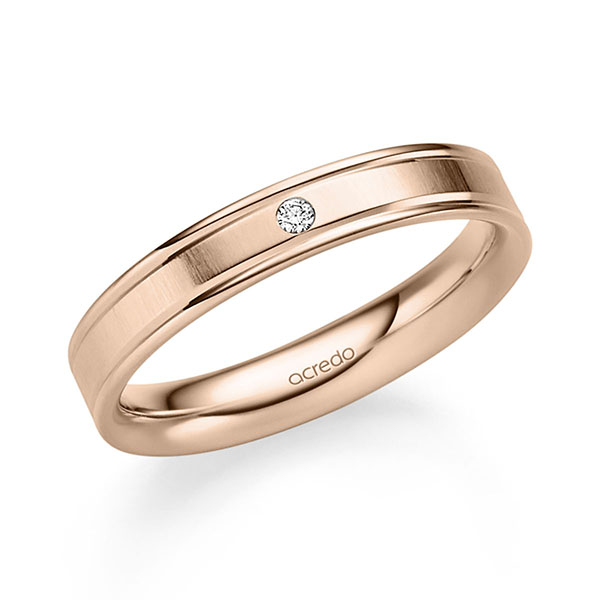 Trouwringen - Rood goud - S-1331-1