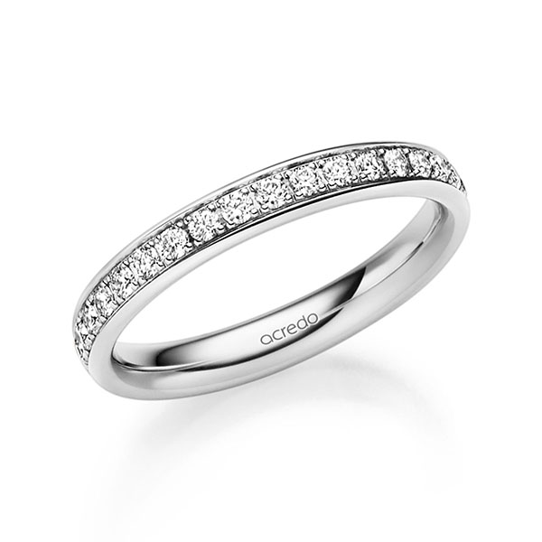 Trouwringen - Wit goud - S-1327-6