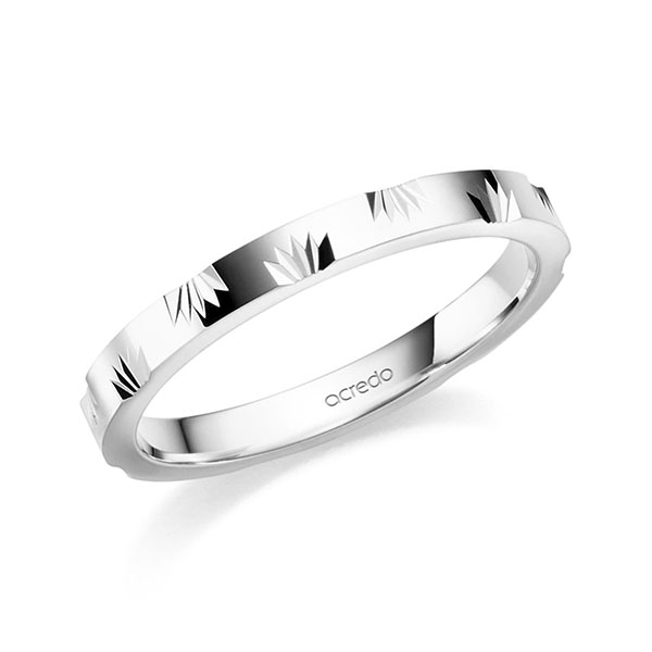 Trouwringen - Wit goud - S-1397-5