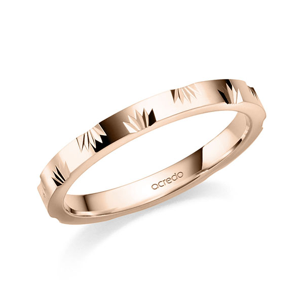 Trouwringen - Rood goud - S-1397-4