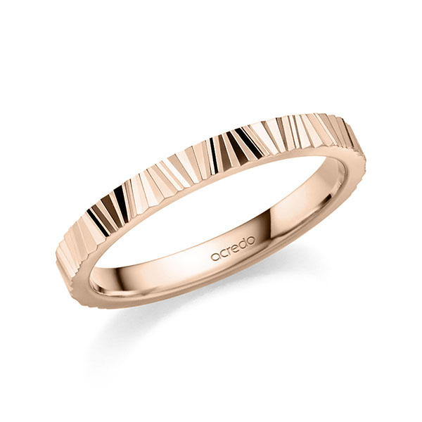 Trouwringen - Rood goud - S-1413-4