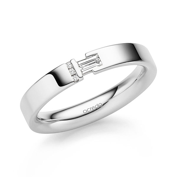 Trouwringen - Wit goud - S-1316-6