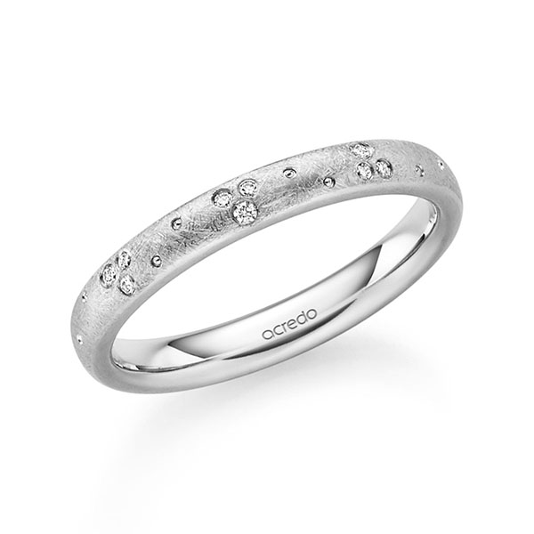 Trouwringen - Wit goud - S-1345-1