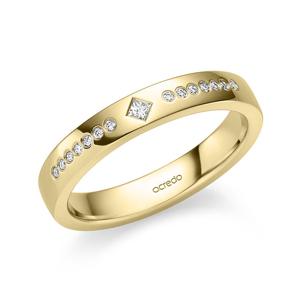 Trouwringen - Geel goud - S-1363-4