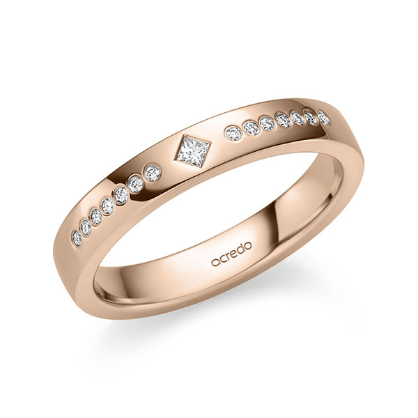 Trouwringen - Rood goud - S-1363-5