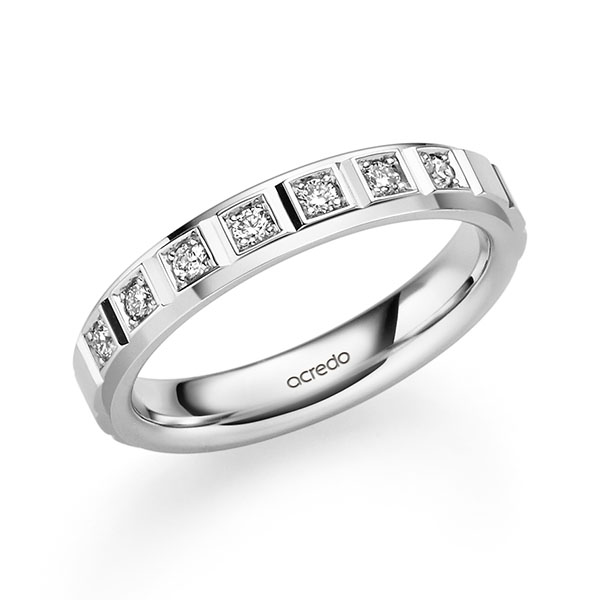 Trouwringen - Wit goud - A-2486-6