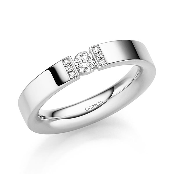 Trouwringen - Wit goud - S-1325-5