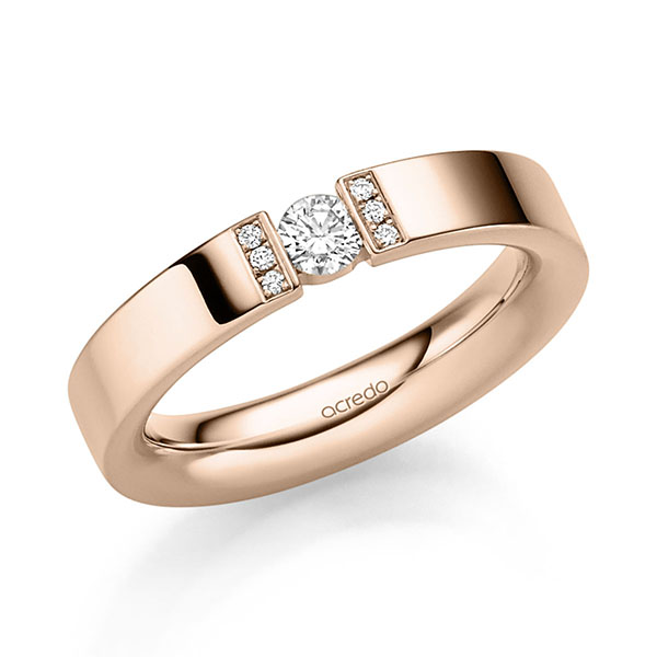 Trouwringen - Rood goud - S-1325-1