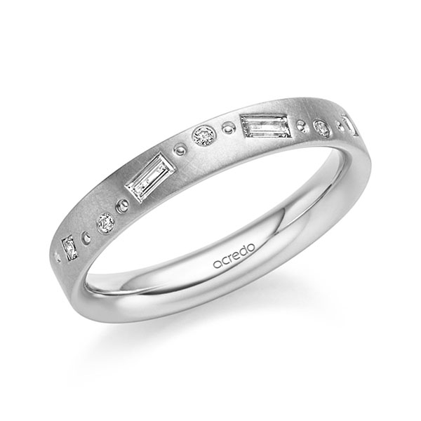 Trouwringen - Wit goud - S-1364-1
