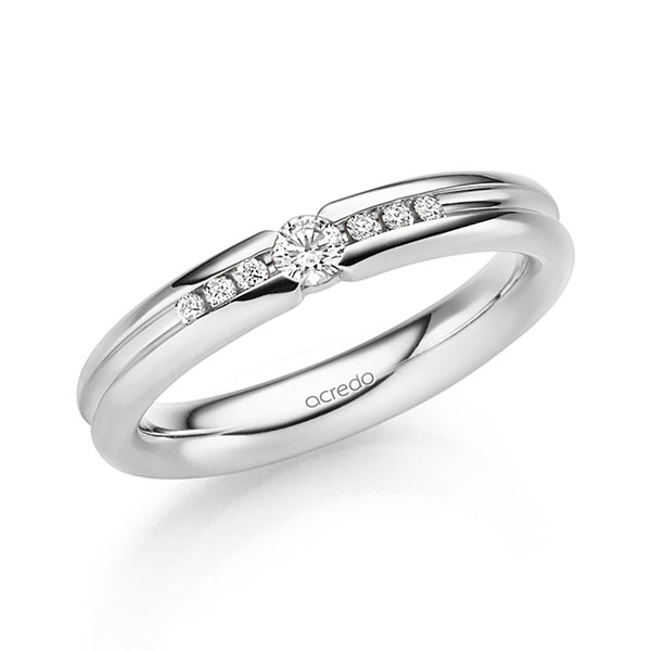 Trouwringen - Wit goud - S-1321-5