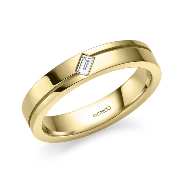 Trouwringen - Geel goud - S-1365-4