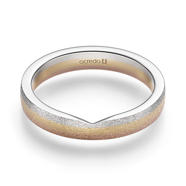 Trouwringen - Rosé goud/Wit goud/Rood goud - A-2551-1