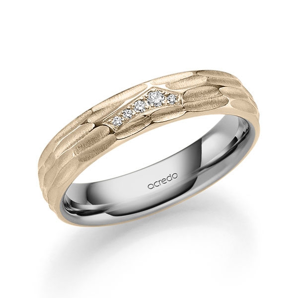 Trouwringen - Platina/Signature Goud - A-2413-11