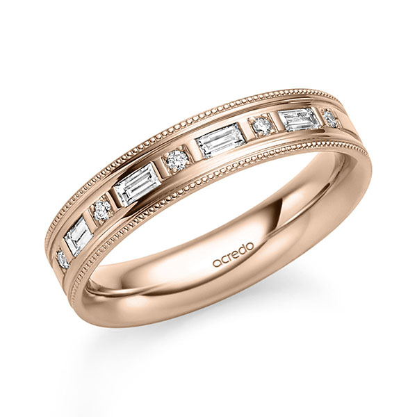 Trouwringen - Rood goud - S-1366-5