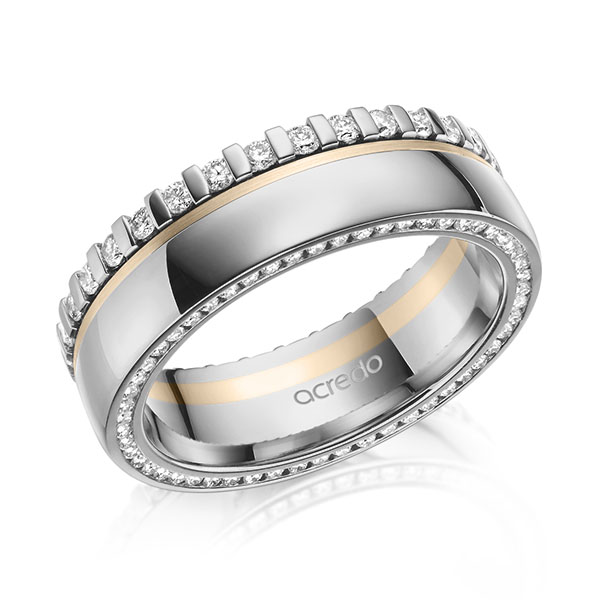 Trouwringen - Platina/Signature Goud - A-2101-20