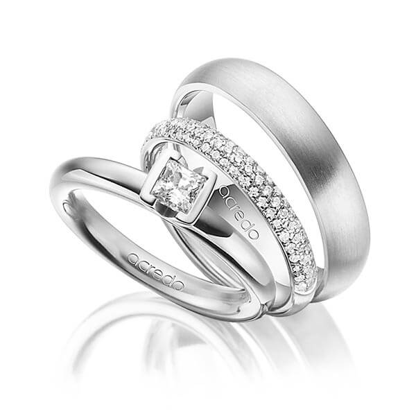 Trouwringen - Platina - A-1435-8