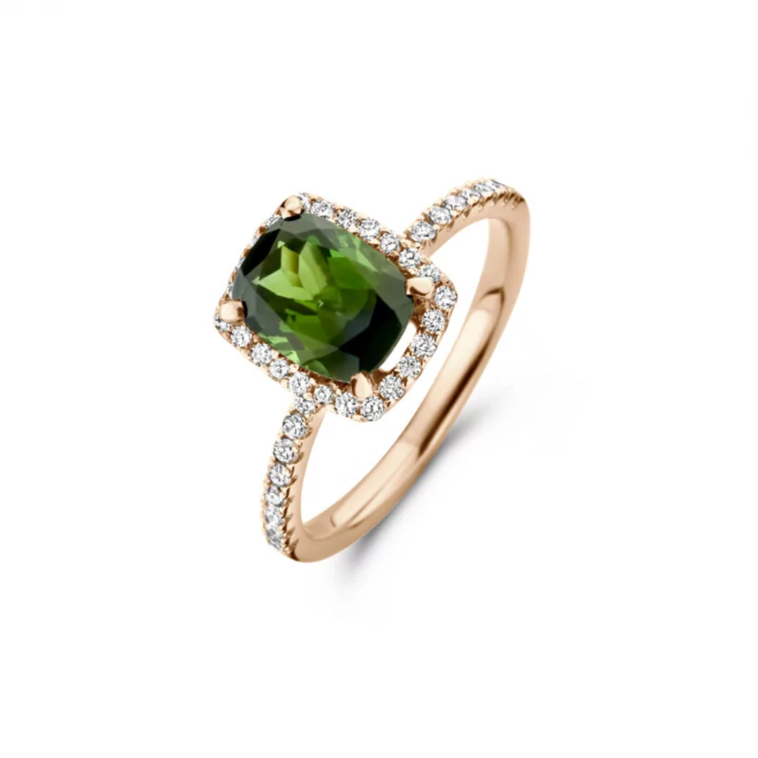 Ring Met Groene Steen