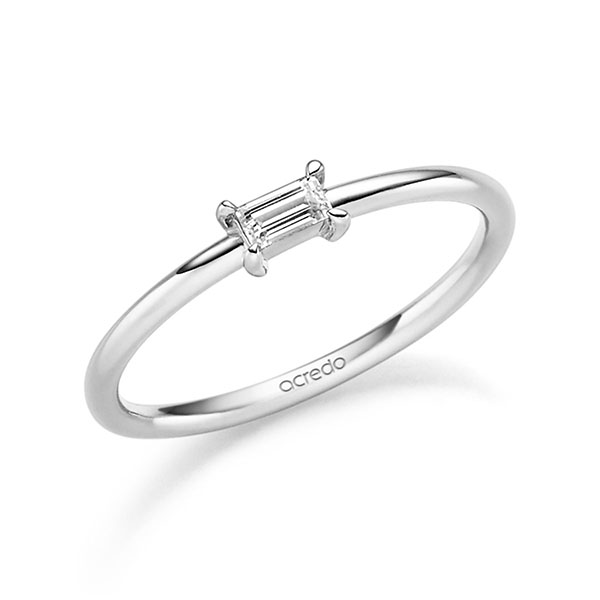 Verlovingsringen - Platina/Wit goud - A-6033-1
