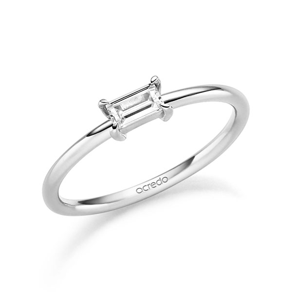 Verlovingsringen - Platina/Wit goud - A-6033-2