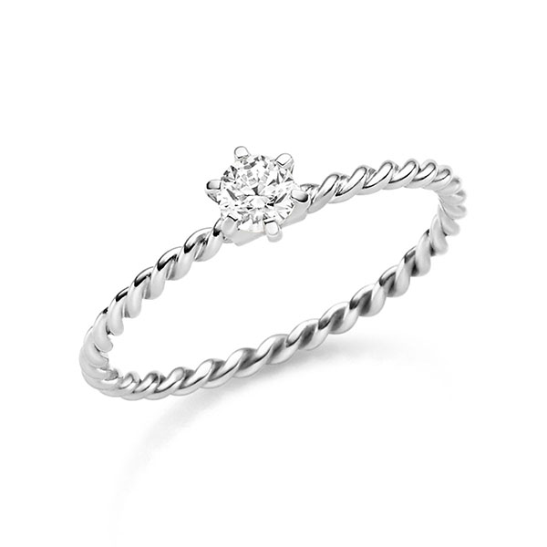 Verlovingsringen - Platina/Wit goud - A-6032-21