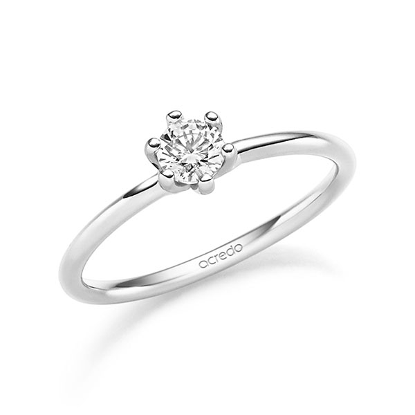 Verlovingsringen - Platina/Wit goud - A-6031-5