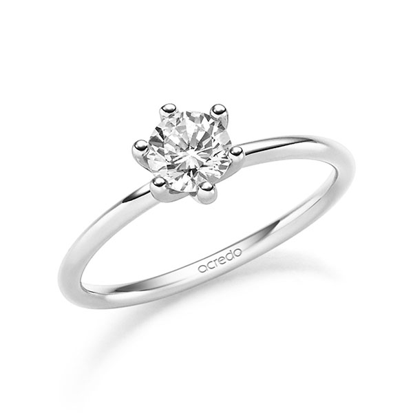 Verlovingsringen - Platina/Wit goud - A-6031-8