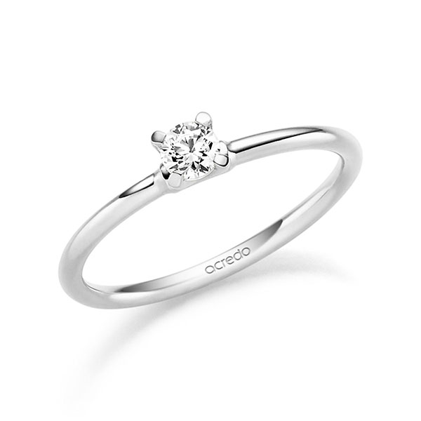 Verlovingsringen - Platina/Wit goud - A-6029-9