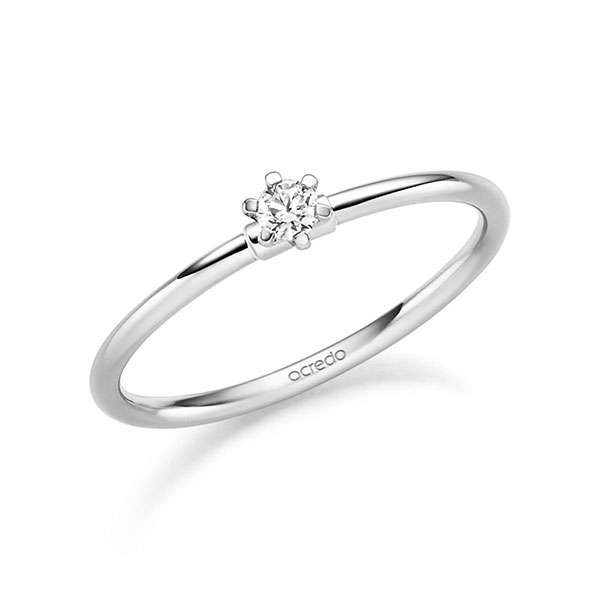 Verlovingsringen - Platina/Wit goud - A-6031-2
