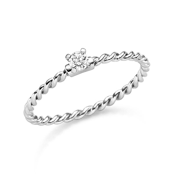 Verlovingsringen - Platina/Wit goud - A-6030-1
