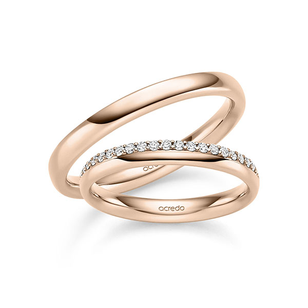 Trouwringen - Rood goud - S-1446-5