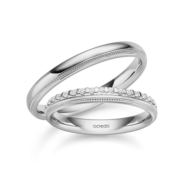 Trouwringen - Platina - S-1451-2