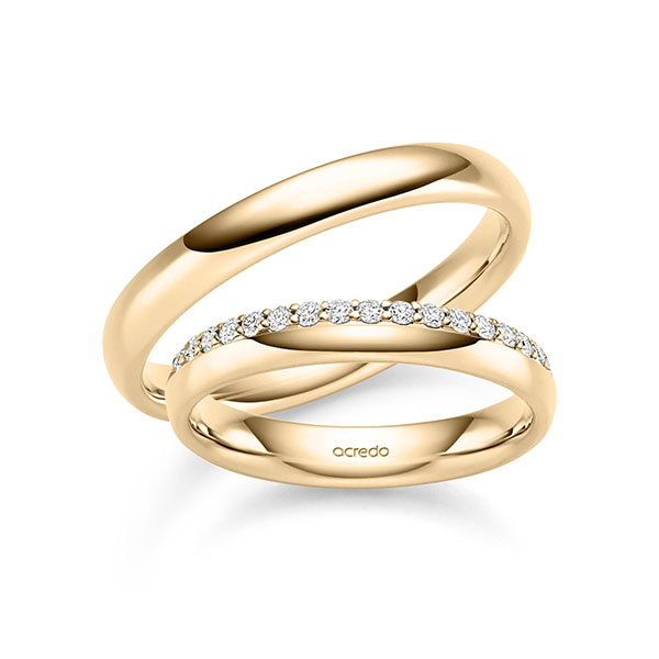 Trouwringen - Rosé goud - S-1448-3
