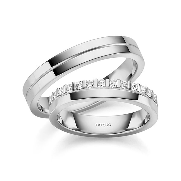 Trouwringen - Platina - S-1449-2