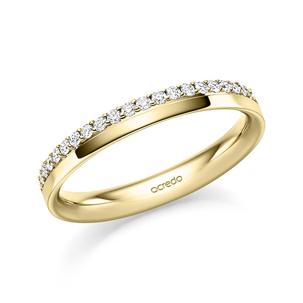 Trouwringen - Geel goud - S-1435-4