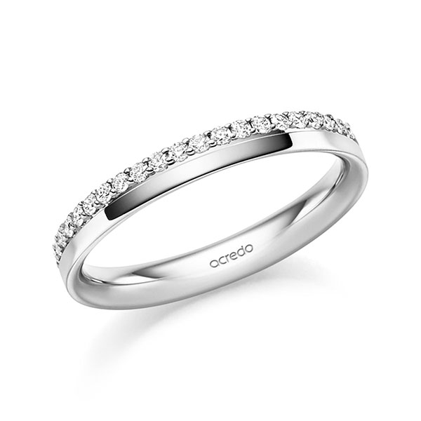 Trouwringen - Wit goud - S-1435-1