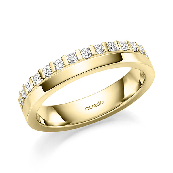 Trouwringen - Geel goud - S-1437-4