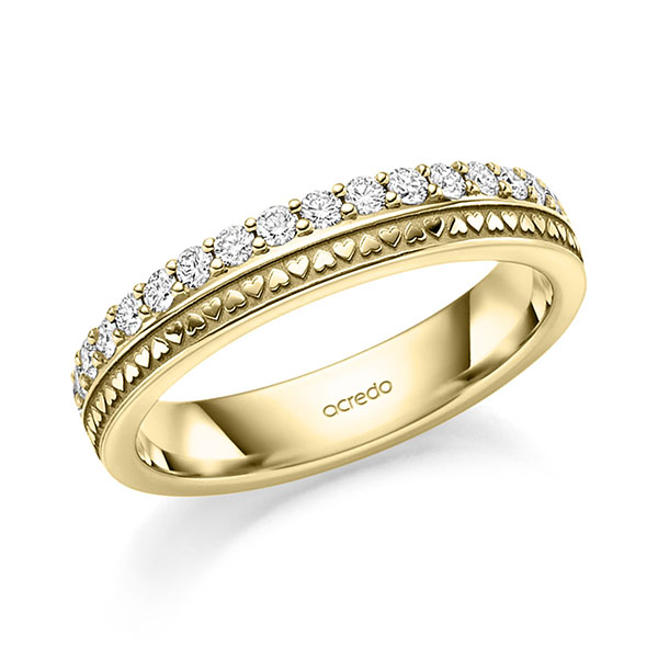 Trouwringen - Geel goud - S-1438-4